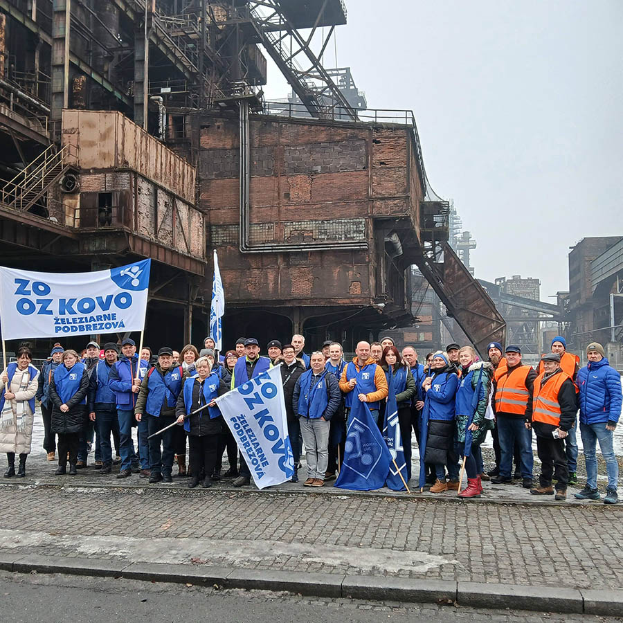Podbrezová Trade Unionists in Ostrava: United for the Future of European Industry