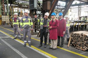 Visit of the Minister of Economy to Železiarne Podbrezová